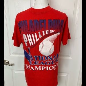 PHILLIES Vintage 1993 NL Champions Shirt Sz Large